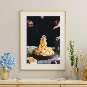 Meyer Lemon Mafaldine - Professional Photography - Food Art Print - Kitchen Wall Art - Food Photography - Kitchen Decor - Foodie Gifts