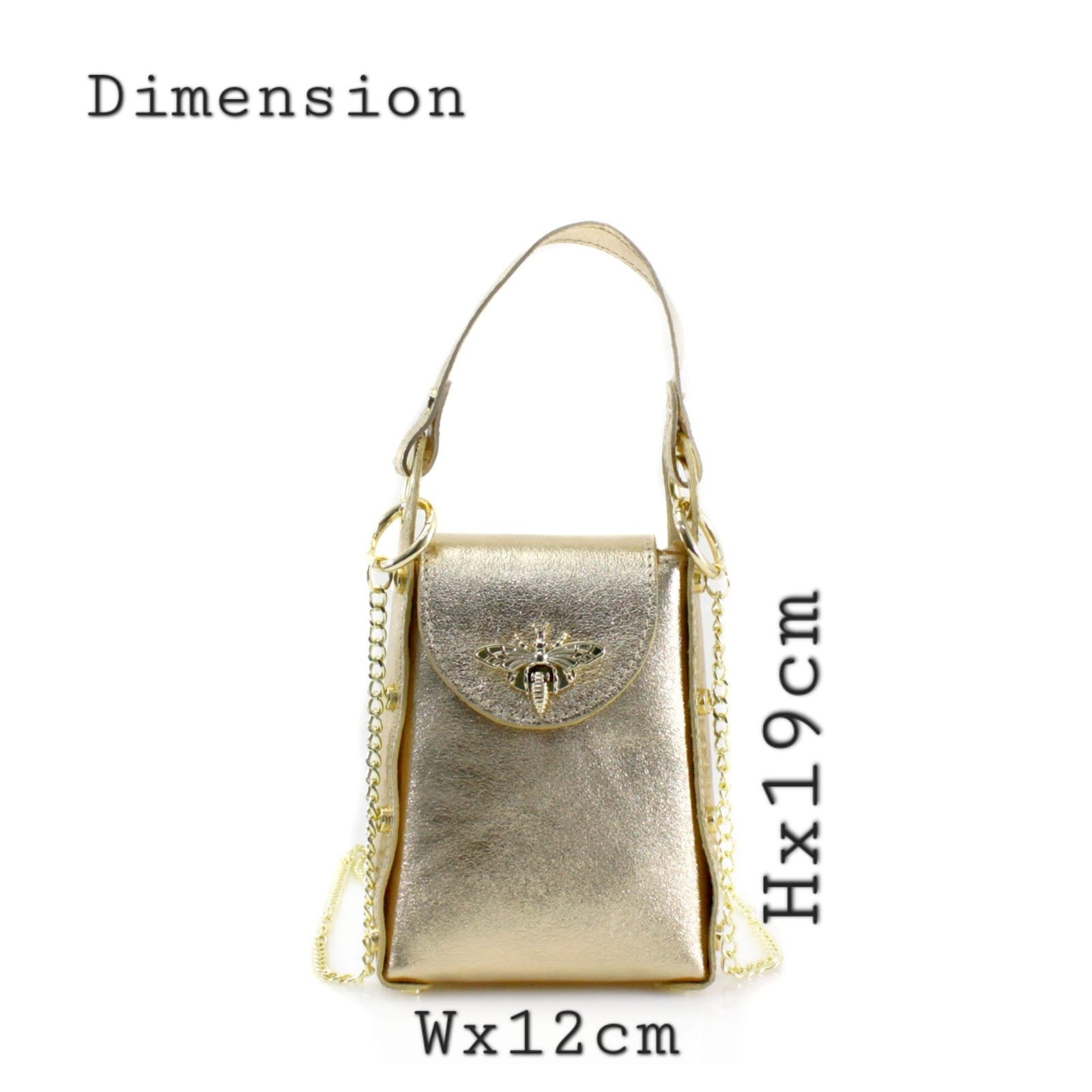 Real Leather Mini Bee Cross Body Bag/ Shoulder Bag /grab Etsy