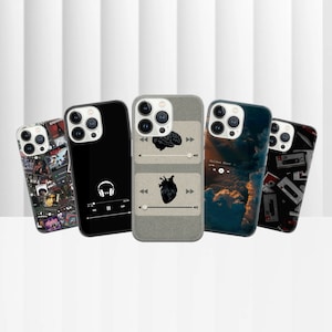 Music Phone Case Song Cover for iPhone 15Pro, 14, 13, 12, 11, Google Pixel 8, 7A, 6A, Samsung Galaxy S24 Ultra, S23fe, A05, A55, A35