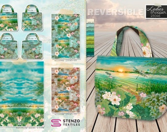 Taschenpanel von Stenzo mit tollem Muster einfach nähen