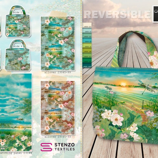 Taschenpanel von Stenzo mit tollem Muster einfach nähen