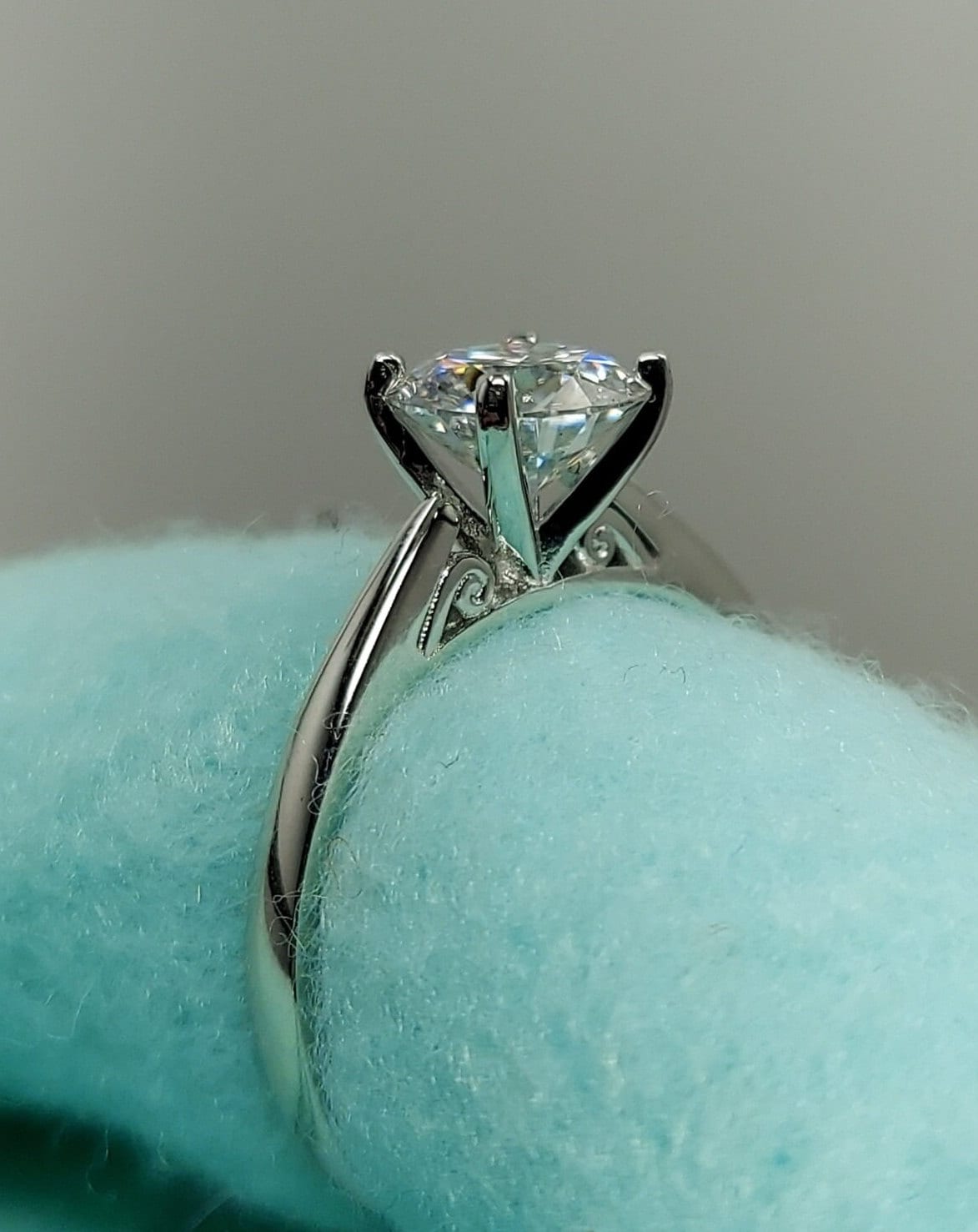 2 ct moissanite ring - Etsy 日本