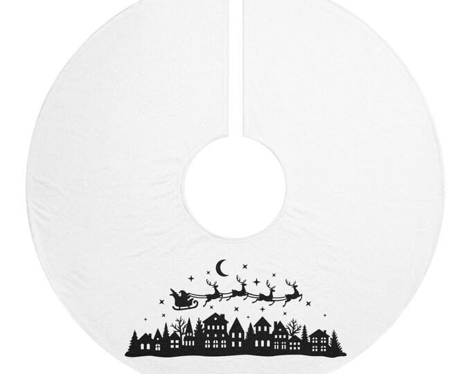 Buffalo Check Christmas Tree Skirt Select Your Size, Christmas Tree