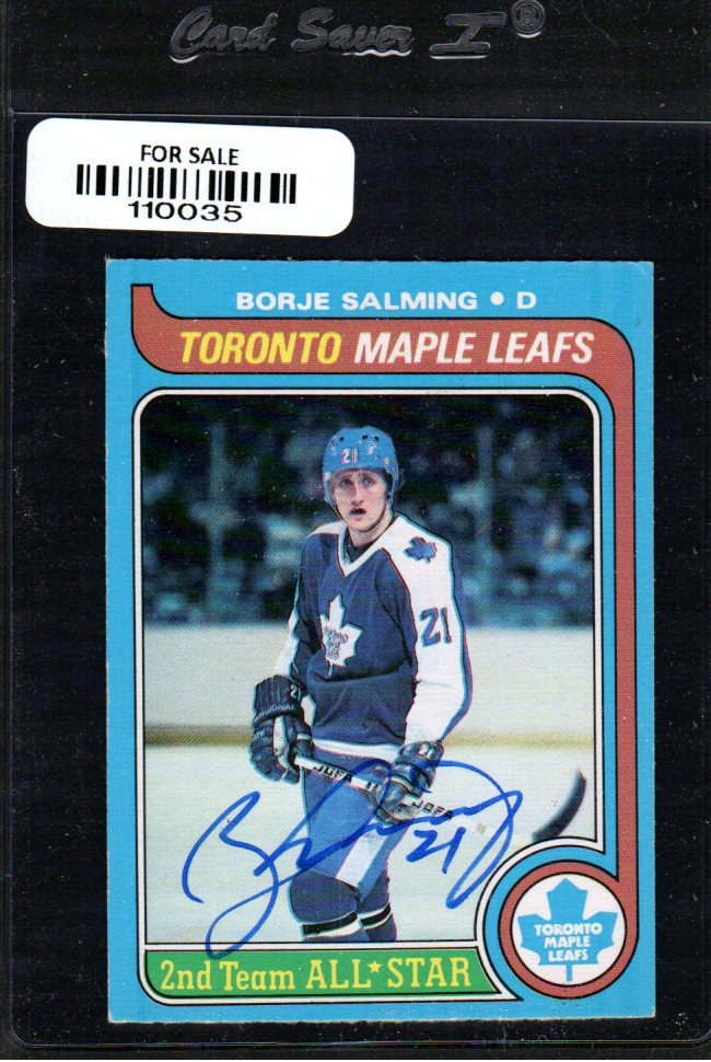 Borje Salming autographed (Toronto Maple Leafs) Jersey