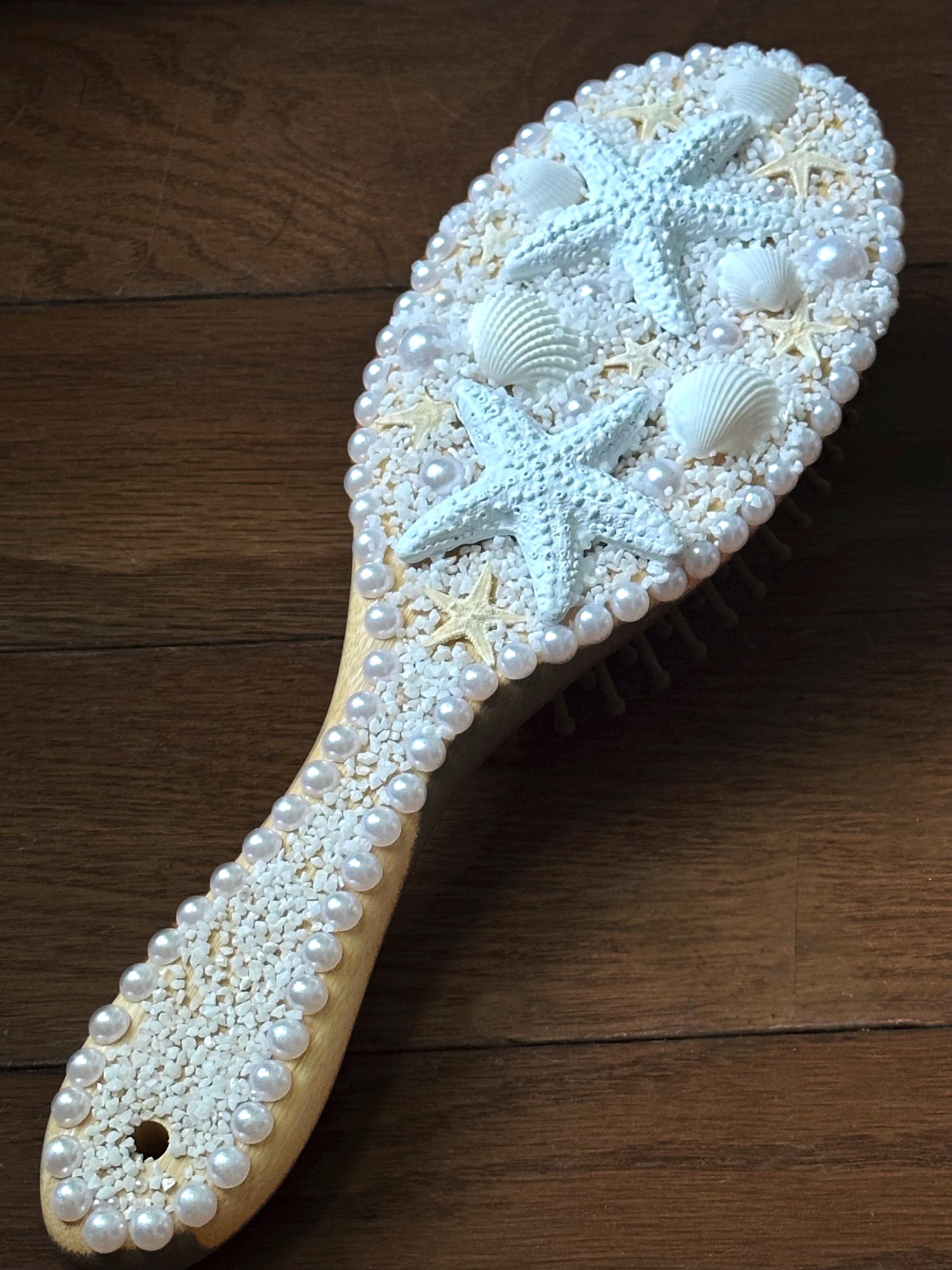 Ariel handmade brush Amazon.com : Creative Hair Brushes Italian Ariel Blue 3ME104  main image 3