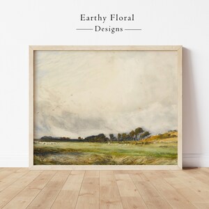 English Countryside Vintage Print | Vintage Gallery Wall | Vintage Oil Painting | Fall Landscape