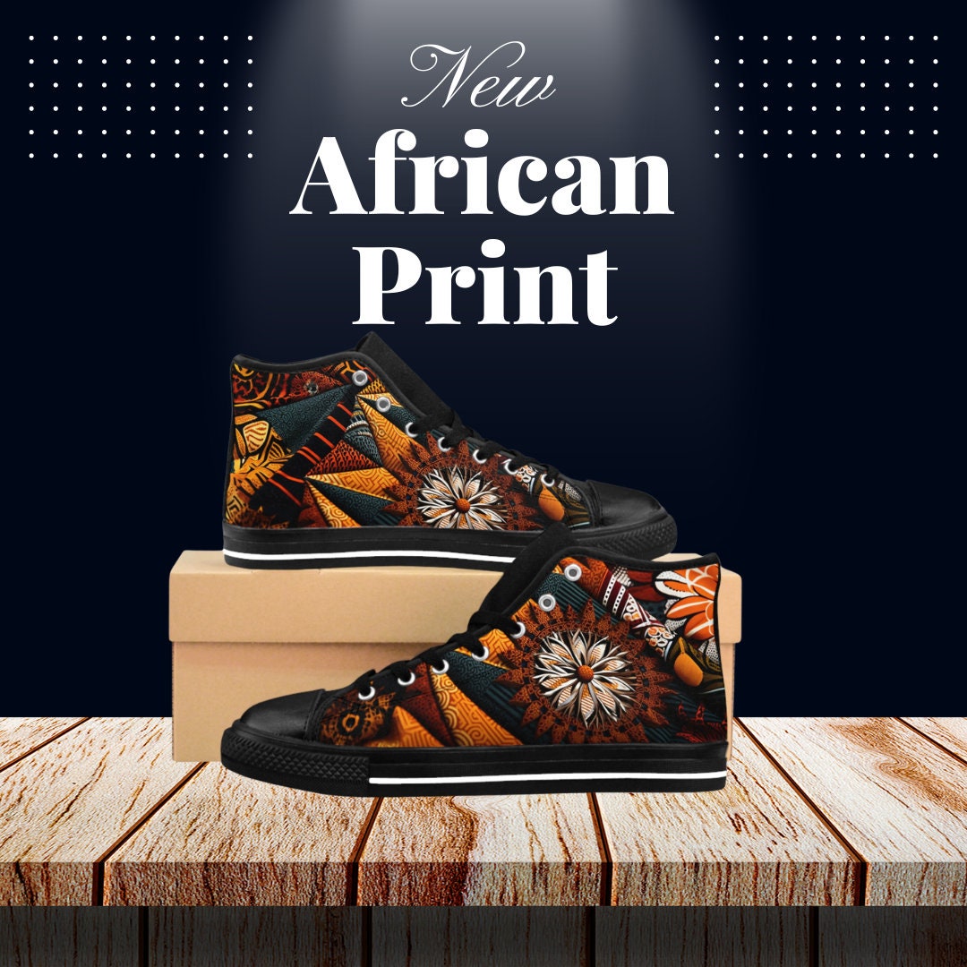 African print trainers best sale
