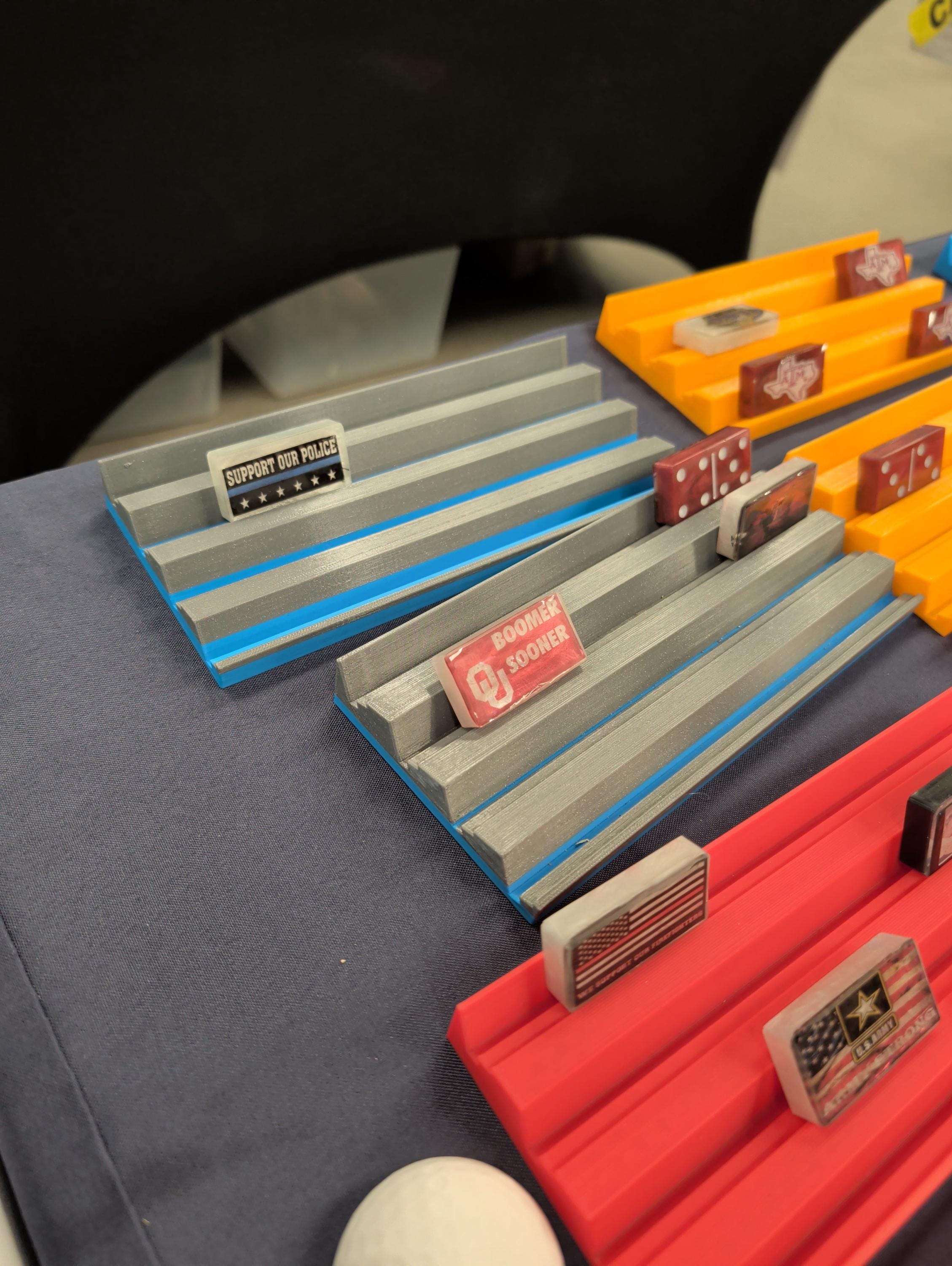 3D Printed Domino Rack (multiple Colors Available) - Etsy
