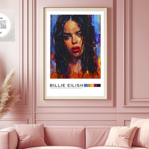 Billie Eilish Poster, Billie Eilish Wall Art,Billie Eilish  Art, Billie  Eilish Shirt,Billie  Eilish Art Shirt,Billie  Eilish Art Poster