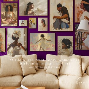 Black Art Print,Black Woman Art,Melanin Art, Printable Art, Contemporary Black Art, Boho Wall Art, Black Girl Art Print,African American Art