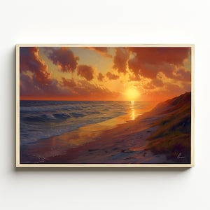Sylt Poster,Druckbare Wandkunst,Sylt Geschenk,Sylt Sonnenuntergang,Sylt strand Poster,Sylt Koordinaten,Sylt Dekoration Landschaft