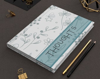 Schlichte Blumen 15x20cm Lined Hardcover Journal Matte