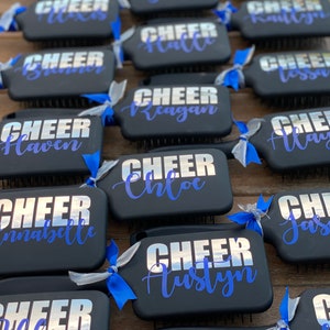 Choose from a variety of vibrant colors and enhancements to match your team's unique style and energy. Show off your team pride with customized logos and designs, making each brush a cherished keepsake.