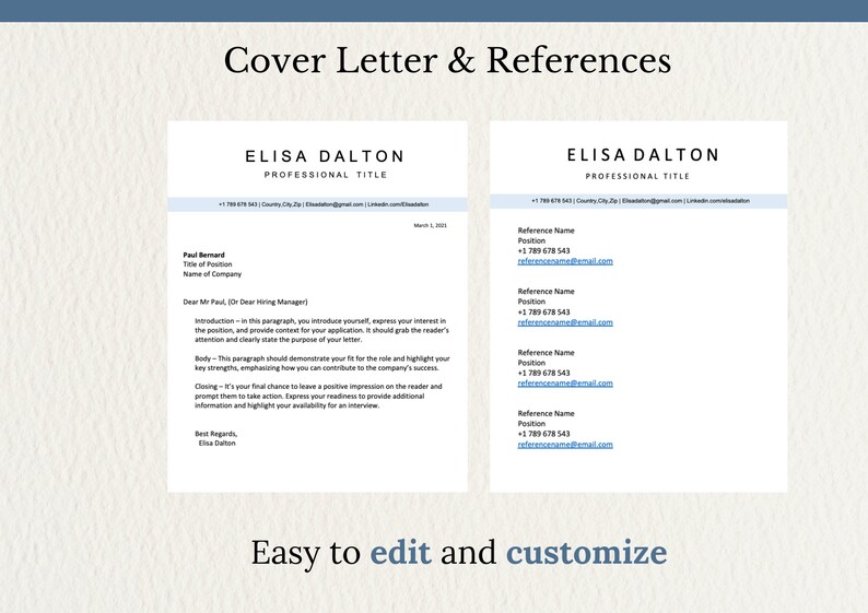 ATS Friendly Resume Template for - Il 794xN.6042166195 Czip 
