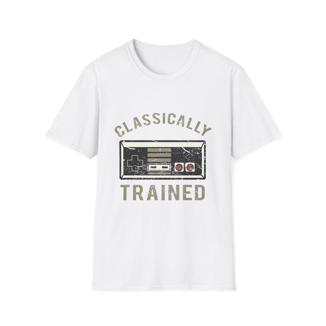 Classically Trained Retro Game Controller T-shirt | Vintage NES Console ...