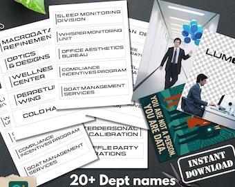 Severance TV Show Fan Art: Lumon Department Signs + Bonus Posters (Printable)