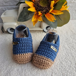 Crochet Baby Shoes Newborn Baby Shoes Gifts for Moms Baby Showers Postpartum Gift Shoes from 0 to 6 Months image 2