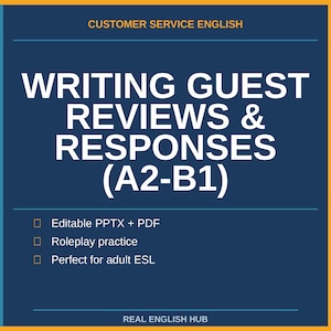 ESL Airbnb Nederlands | Gastrecensies en reacties | A2-B1-les