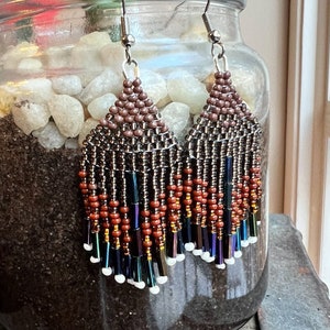 Beaded Earrings - River