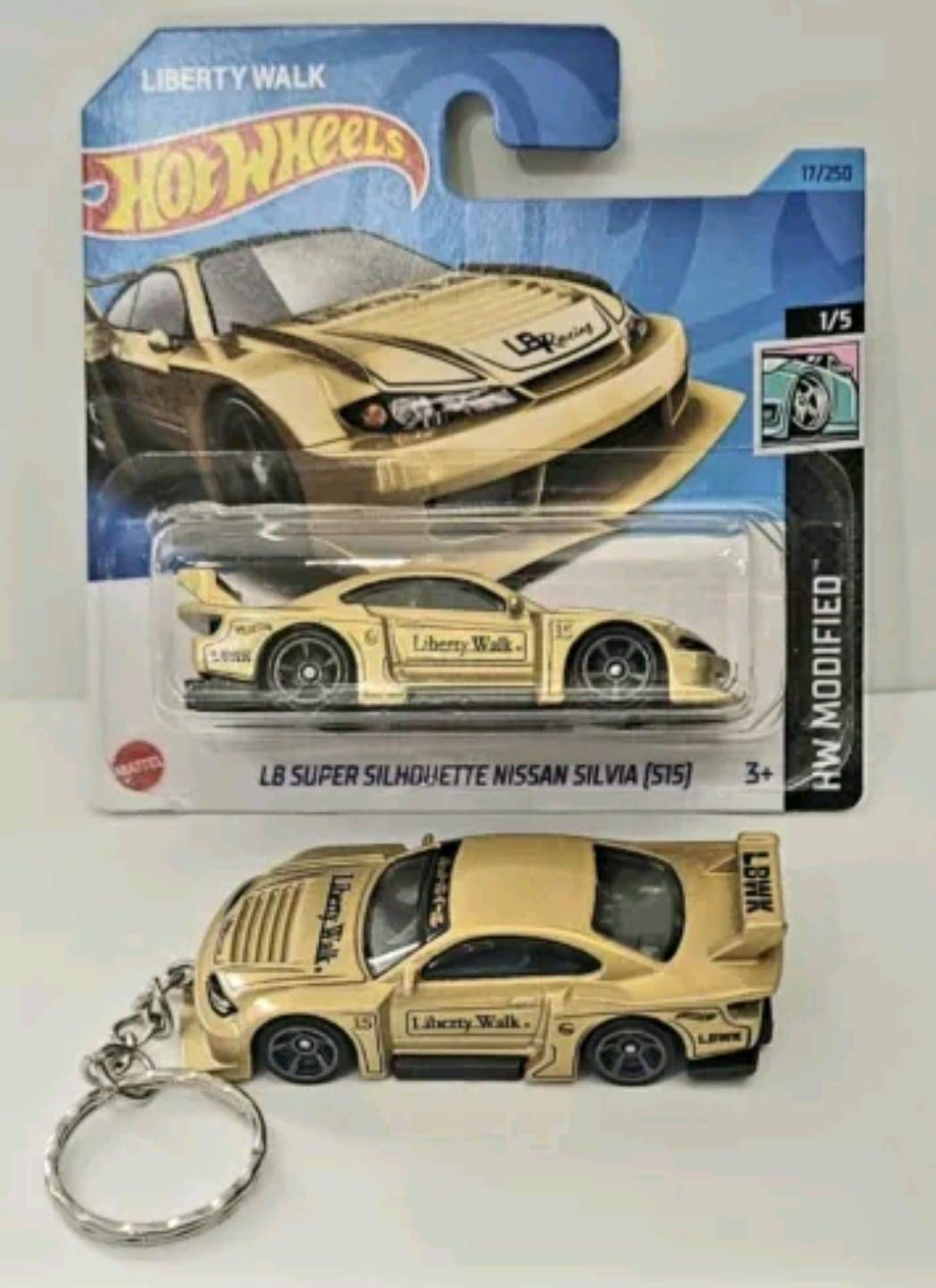 LB Super Silhouette Nissan Silvia S15 Gold Hotwheels Keyring - Etsy