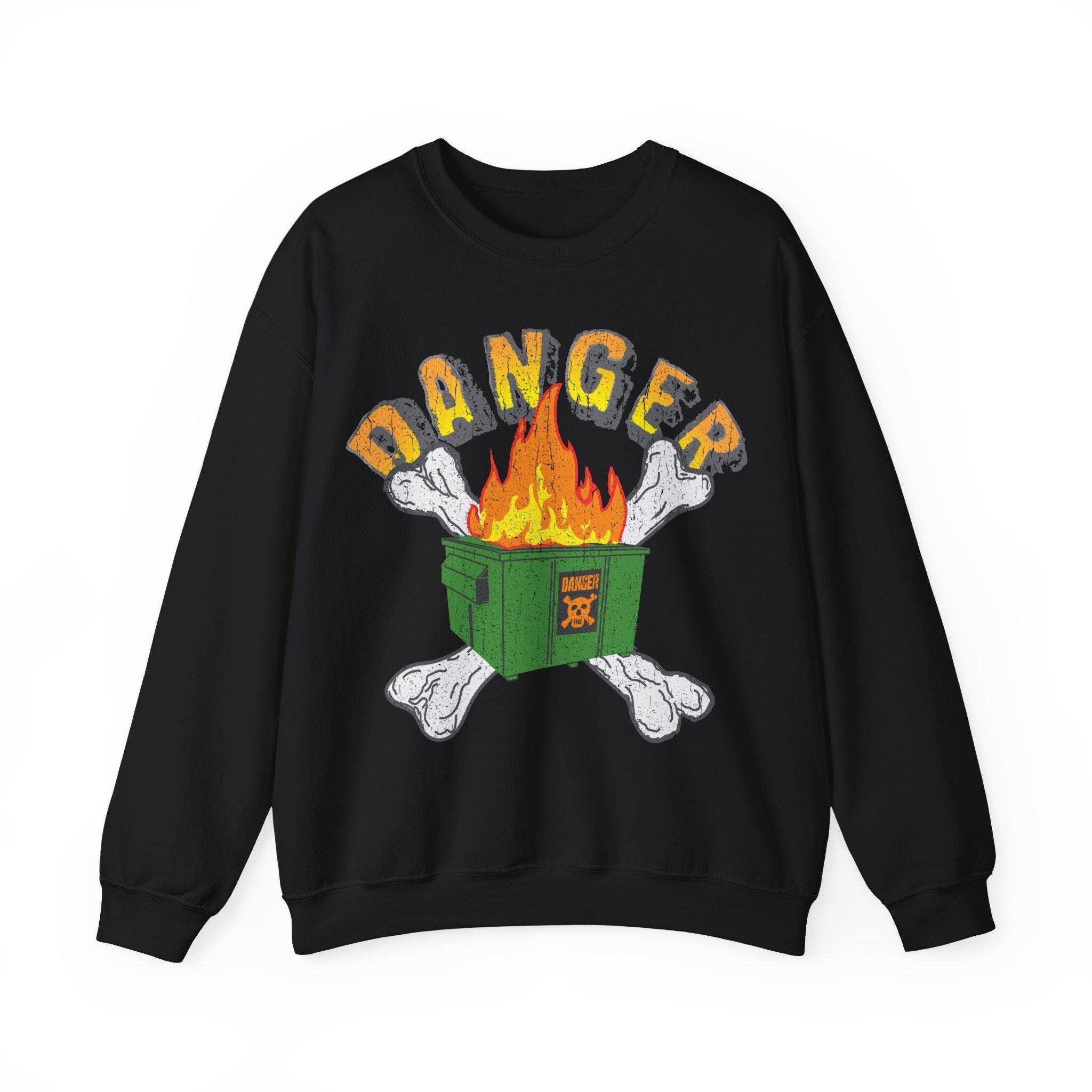 Dumpster Fire Pirate Sweatshirt, Funny