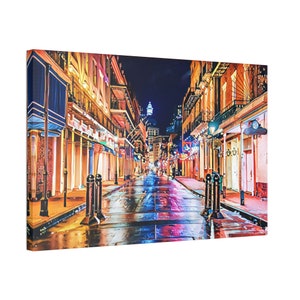 Canvas Wall Art New Orleans Wall Decor French Quarter Wall Art Home Decor Mardis Gras