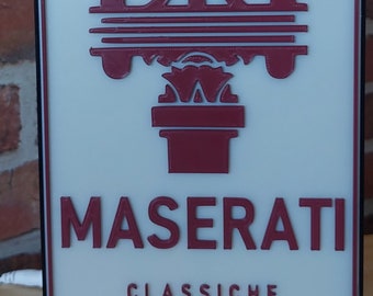 3D-utskriven klassisk Maserati-lampa