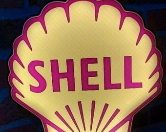 Vintage 3D-utskriven snäcklampa