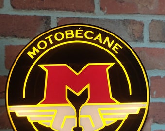 3D-tryckt MBK Motobécane-lampa