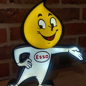 Esso oil drop man - Etsy 日本