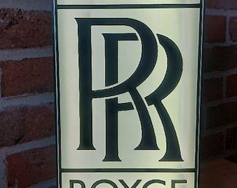 3D-utskriven Rolls Royce-logotyplampa