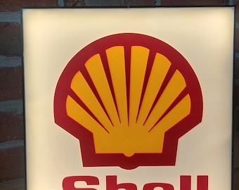 Vintage Shell Logo Lampa 3D-utskrift
