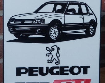 3D-utskriven Peugeot 205 GTI-lampa