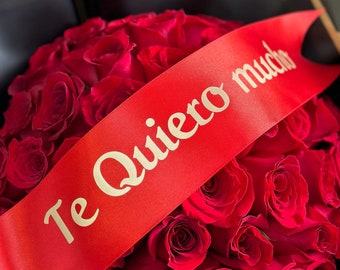 Ribbon para Ramos buchones / Satin ribbon / ribbon for flowers. Ribbon for flower bouquets. Ribbon for flower arrangements / Ramo buchon