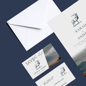 The Scottish Stag | Full Collection | DIY Wedding Templates