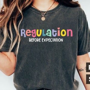 Regulation Before Expectation Svg, Autism Awareness Svg, Neurodiversity svg