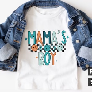 Mama's Boy PNG/SVG Boy T-Shirt Design, Little boy png, Boy sublimation, Mama's boy sublimation, Mother of boys png design