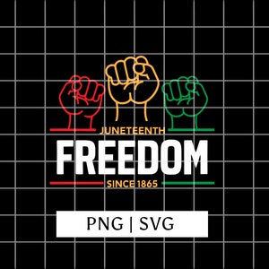 Juneteenth Svg,  Black History Month PNG, Freedom Svg, Files For Cricut,  Black Culture Svg