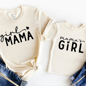 Menina da mamãe Svg, Menina mamãe Png, Camiseta combinando mamãe e eu svg, Camiseta mãe e filha svg, Arquivo para cricut