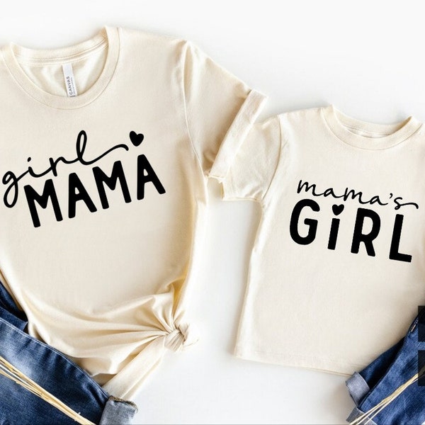 Mama's girl Svg, Girl Mama Png, Mama and me matching shirt svg, Mom and daughter shirt svg, File for cricut