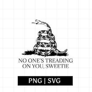 Niemand tritt auf dich, Sweetie SVG, PNG