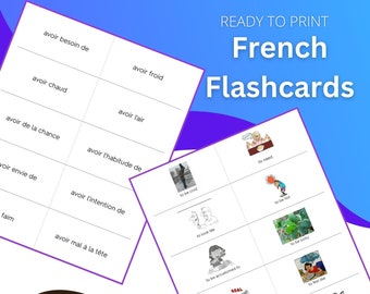 Expressions with Avoir - French/English Flashcards