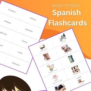 Reflexive Verbs - Spanish/English Flashcards