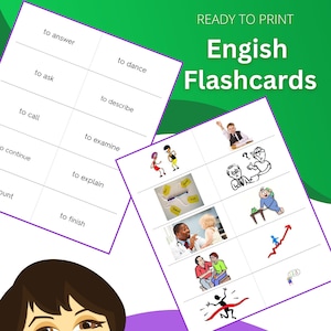 Common Verbs 1 - English Flashcards