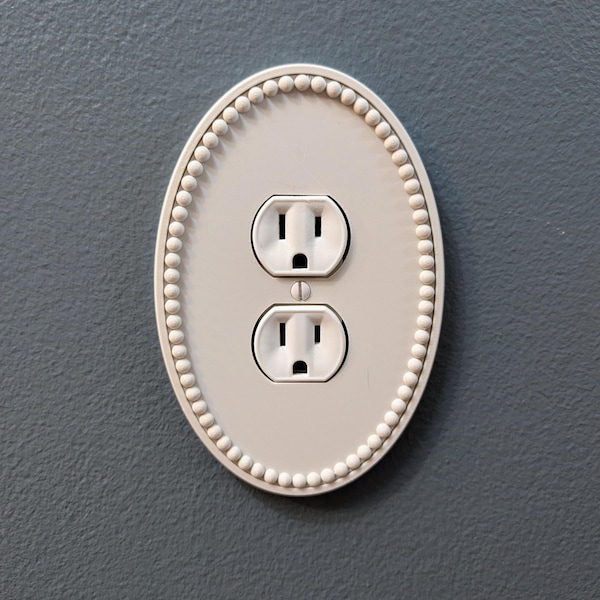 Cubierta de interruptor impresa en 3D - Ovalada