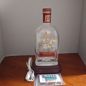 PUNTA CANA RUM Bottles Light Led / Botella Alumbrada only 1