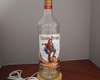 Captain Morgan Rum Light-up Bottle - Etsy