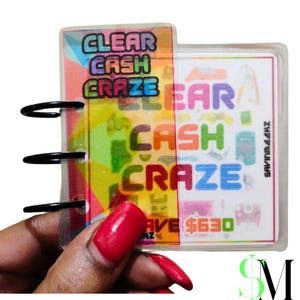 Mini Dash - Mini Savings Challenge Bundle - Clear Cash Craze - Low End Savings - Beginners Savings Challenge - Fun Money - Save 630 - Y2K