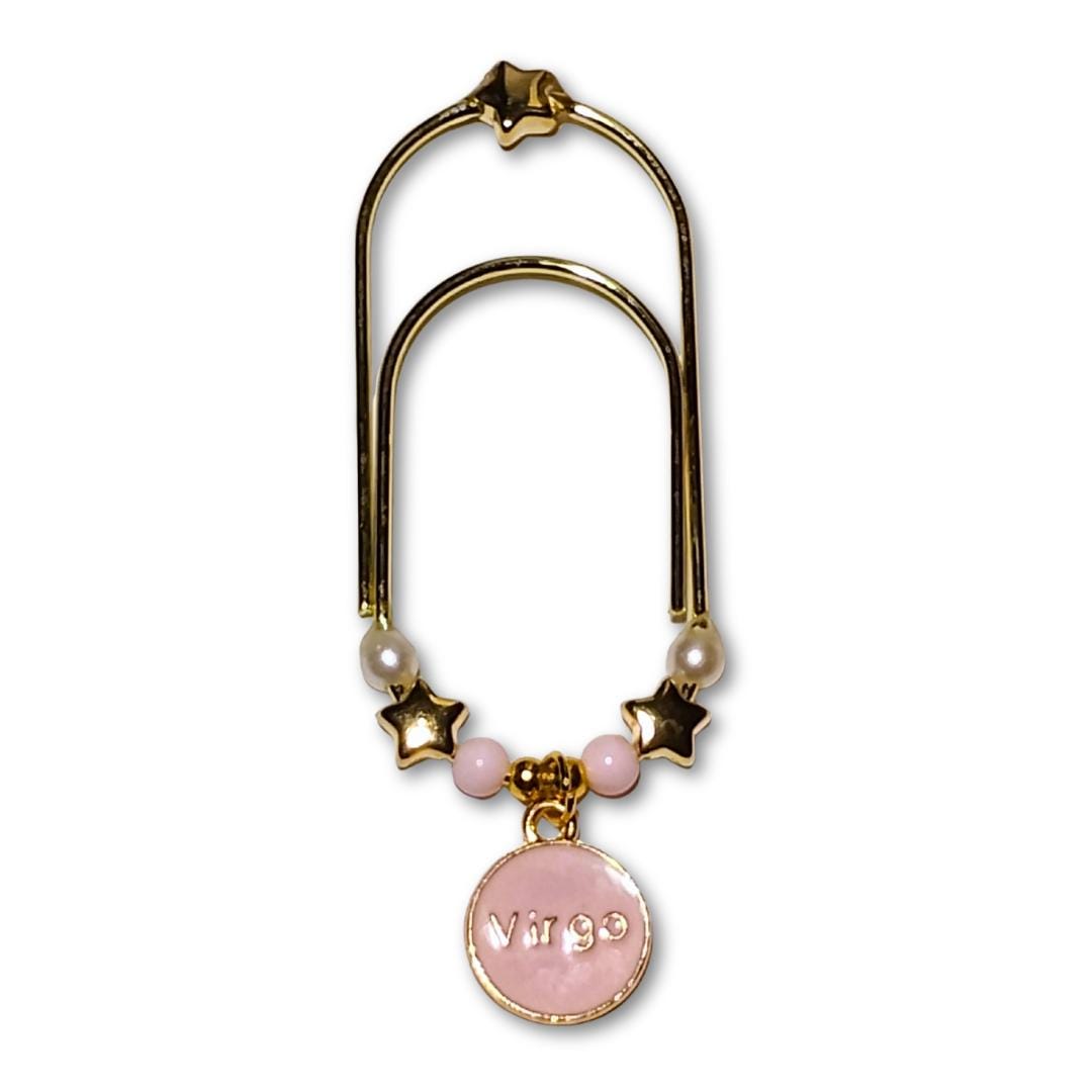 Zodiac Spring Clips Orion Star Zodiac Clips - Custom Sign Binder Jewelry - Sealed End ...