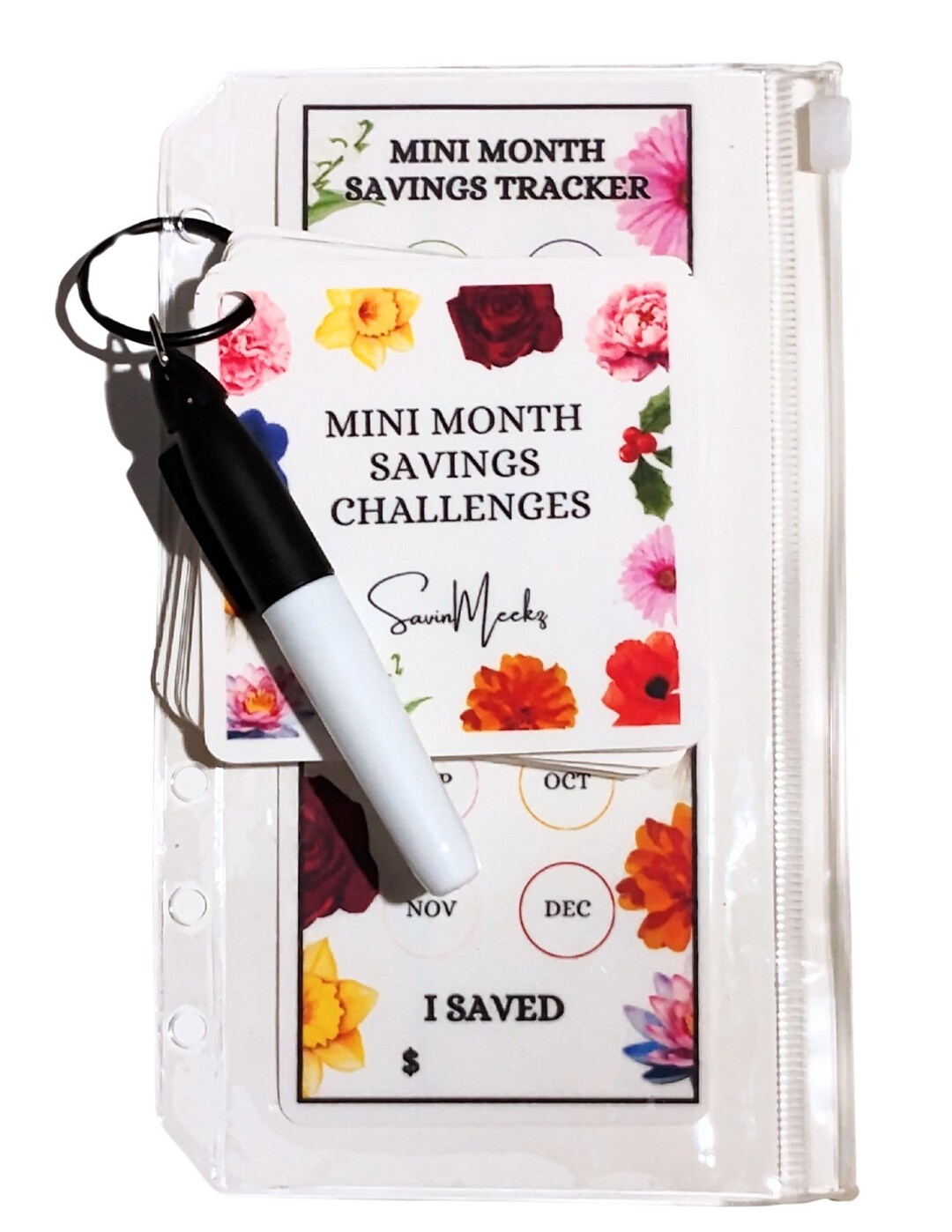 Mini Month Savings Challenges - A6 Savings Challenge Set - Cash ...